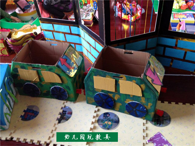 幼儿园玩具手工制作:小小火车—儿童手工制作网